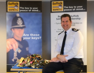 Chief Constable with keys